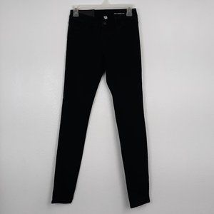 Element Women's High Waisted Skinny Jeans Size 24 Black Stretch Denim